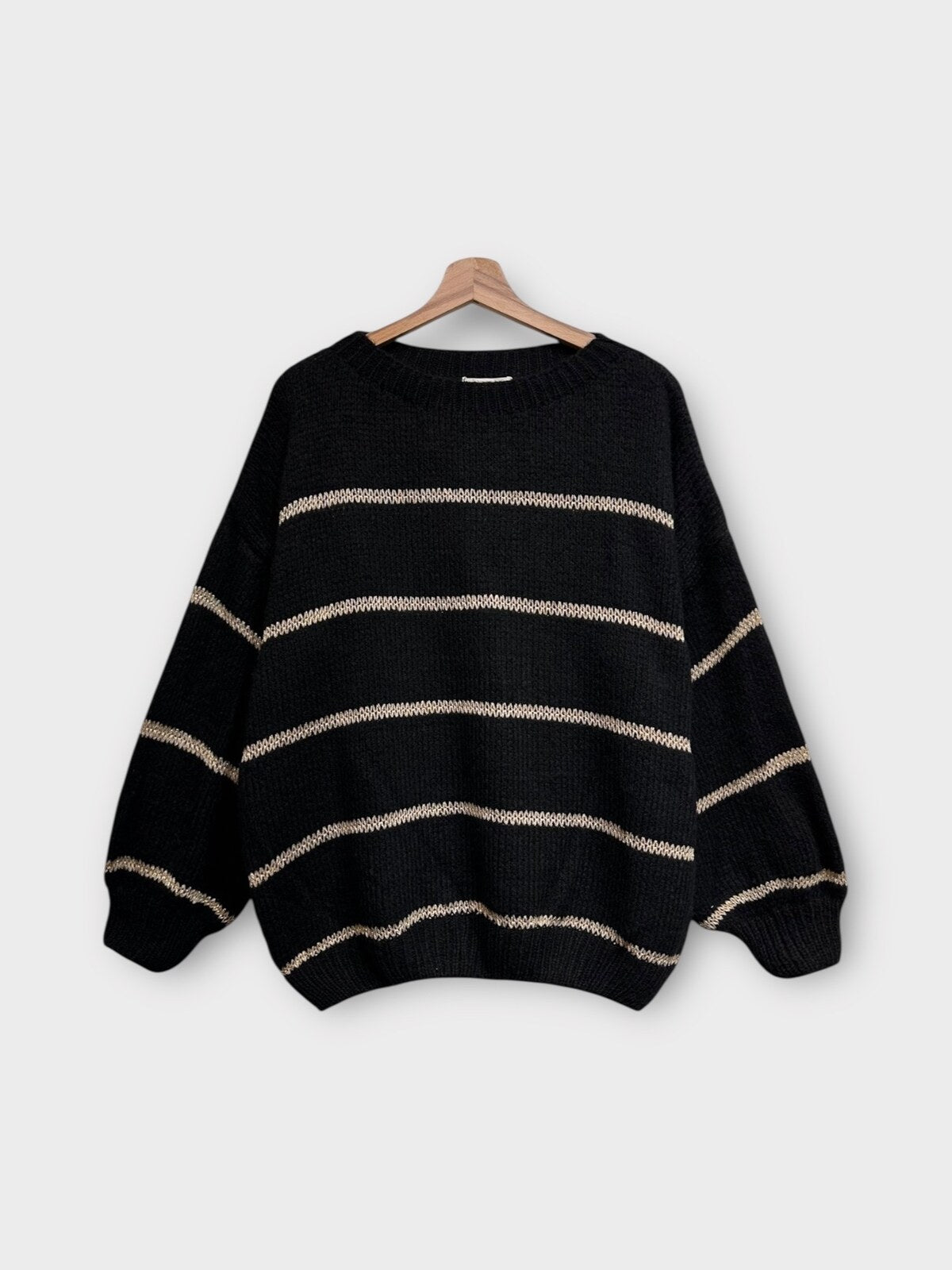 ⊹ LIZ Strickpullover Schwarz ⊹