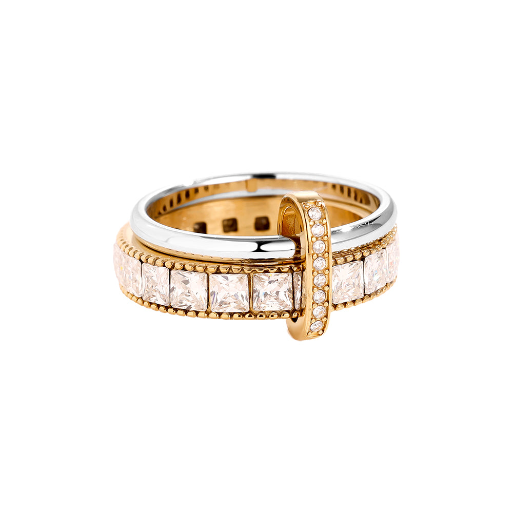 ⊹ DIAMORA Ring Bicolor ⊹