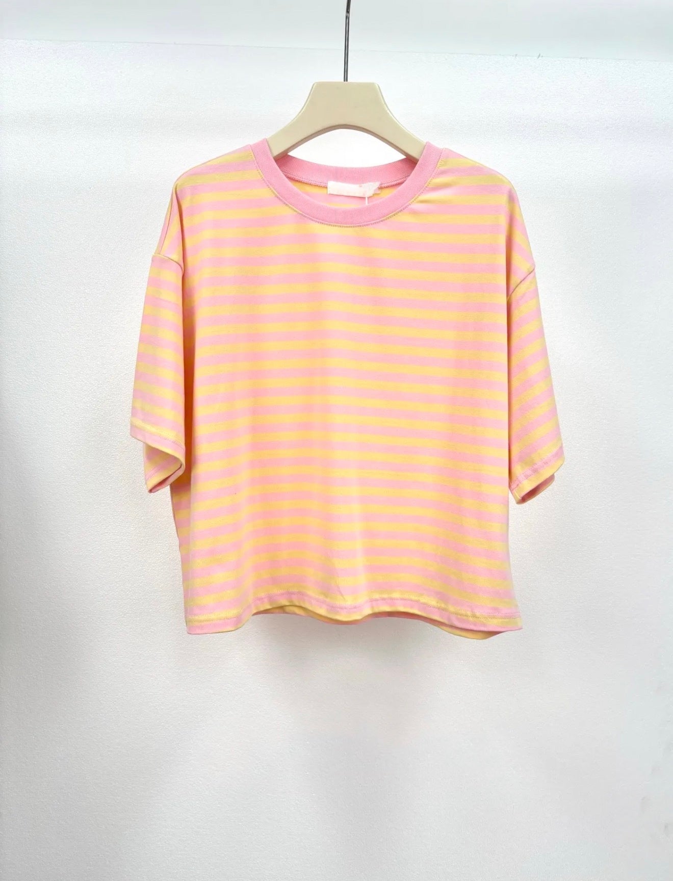 ⊹ FANYA Tshirt Rose/Yellow ⊹