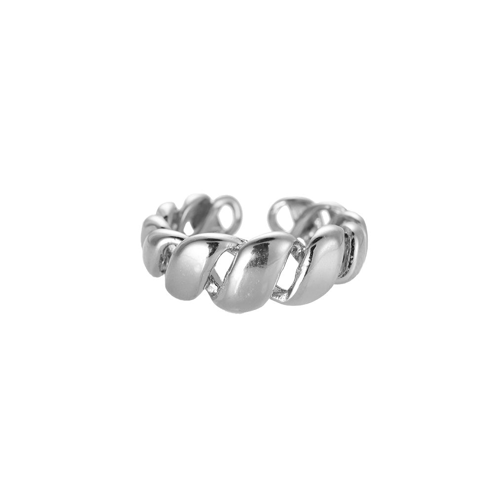 ⊹ TWIST Ring Silber ⊹