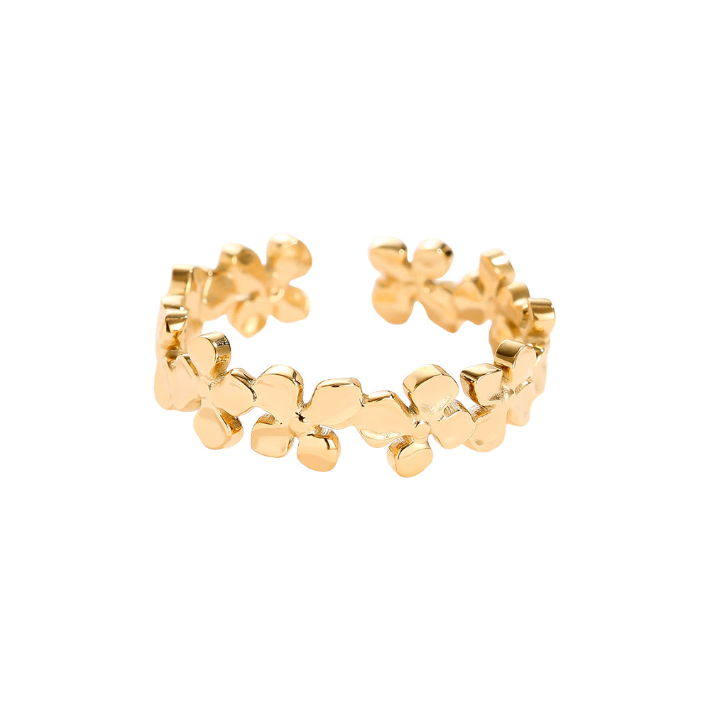 ⊹ FLEUR Ring Gold ⊹