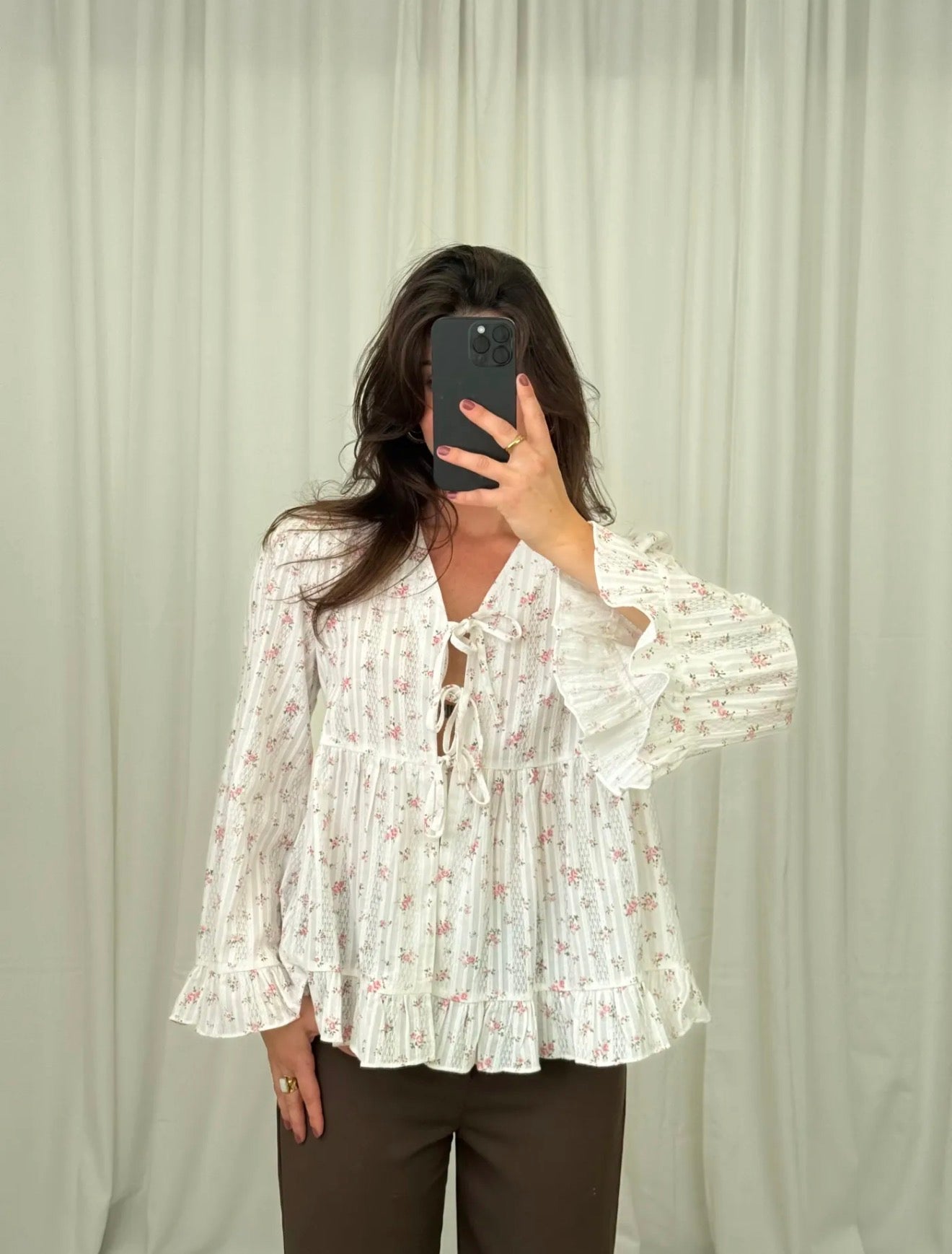 ⊹ BLOOM Bluse White ⊹