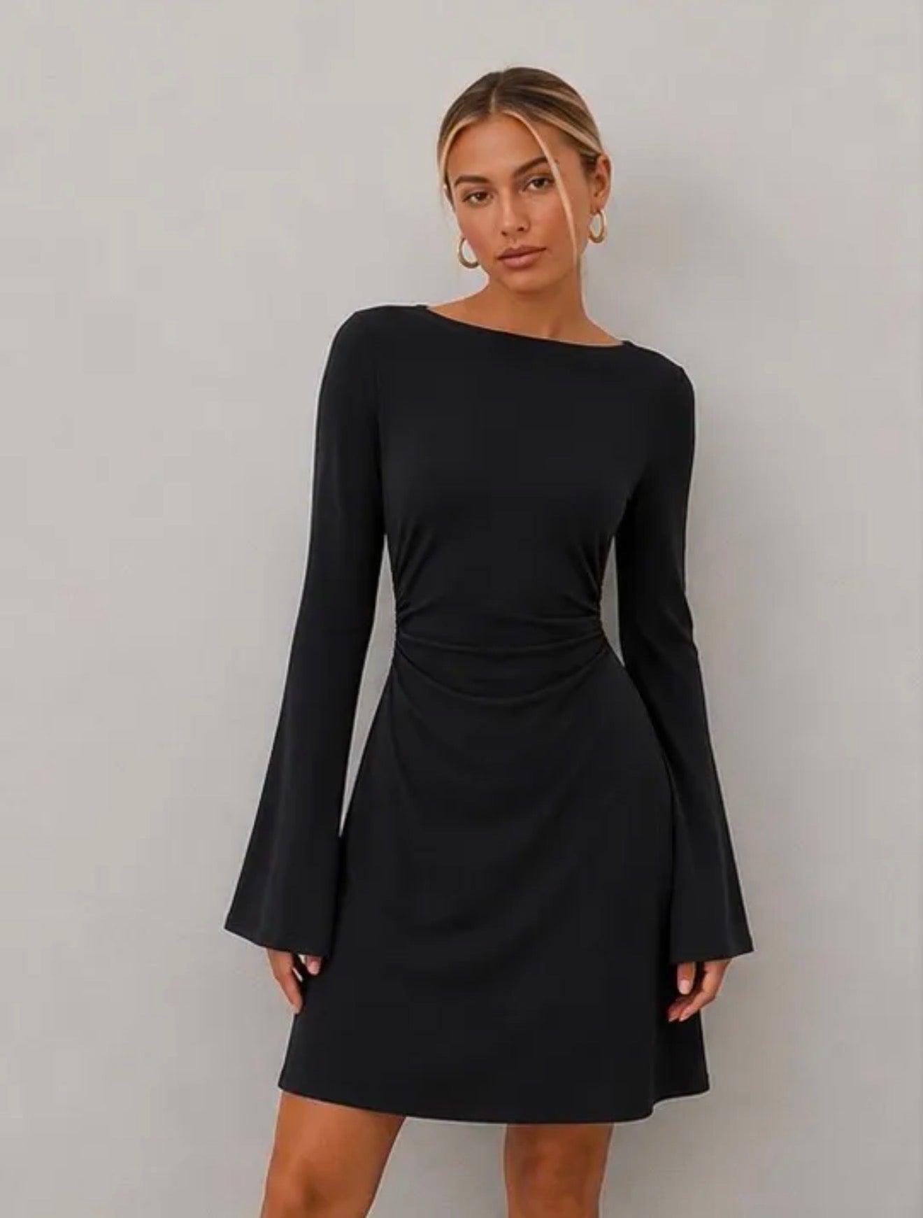 ⊹ LEORA Kleid Black ⊹