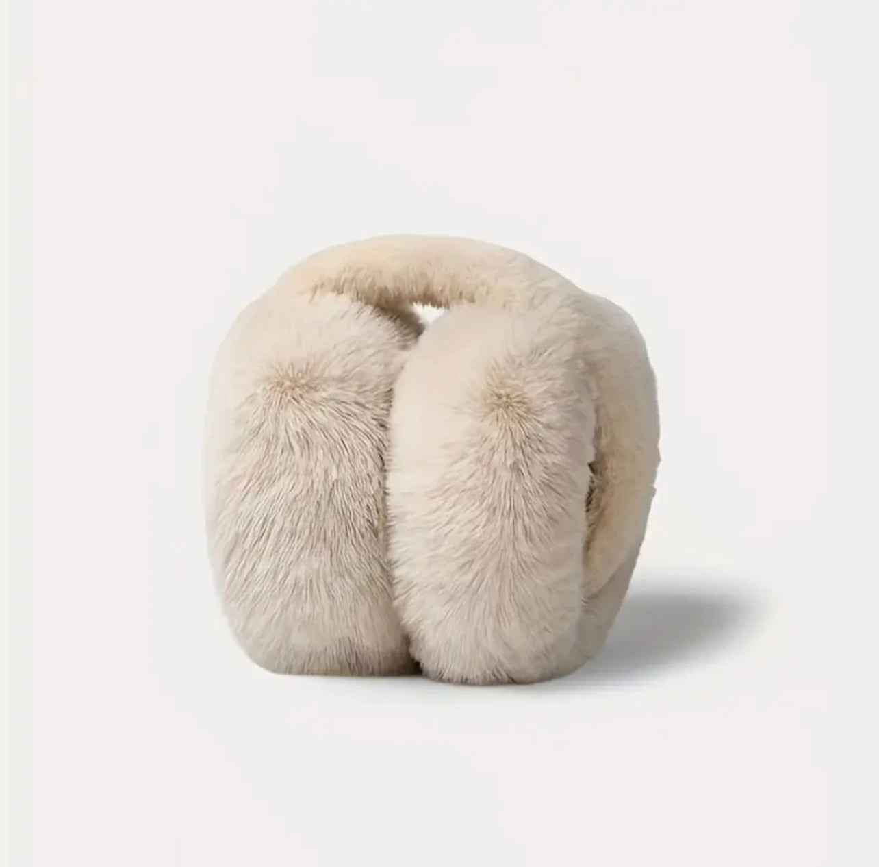 ⊹ FLUFFY Ohrenwärmer Beige ⊹