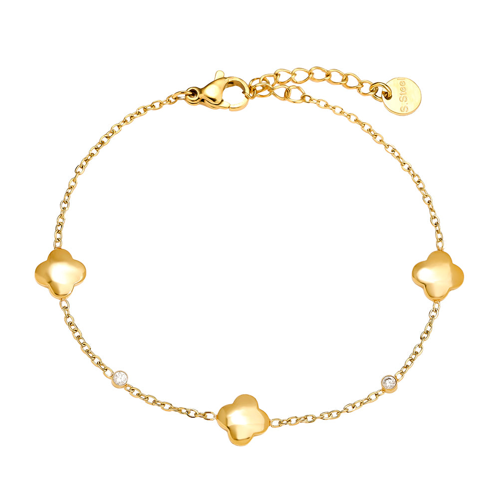 ⊹ LUCKY Armband Gold ⊹