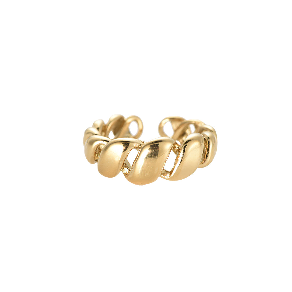 ⊹ TWIST Ring Gold ⊹
