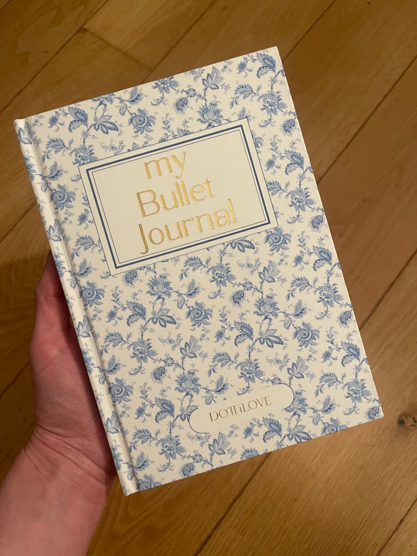 ⊹ Notizbuch Blue Flowers ⊹