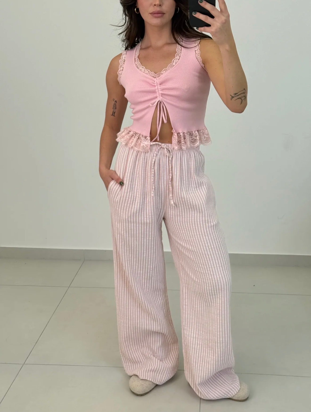⊹ MEO Musselin Hose Rose ⊹
