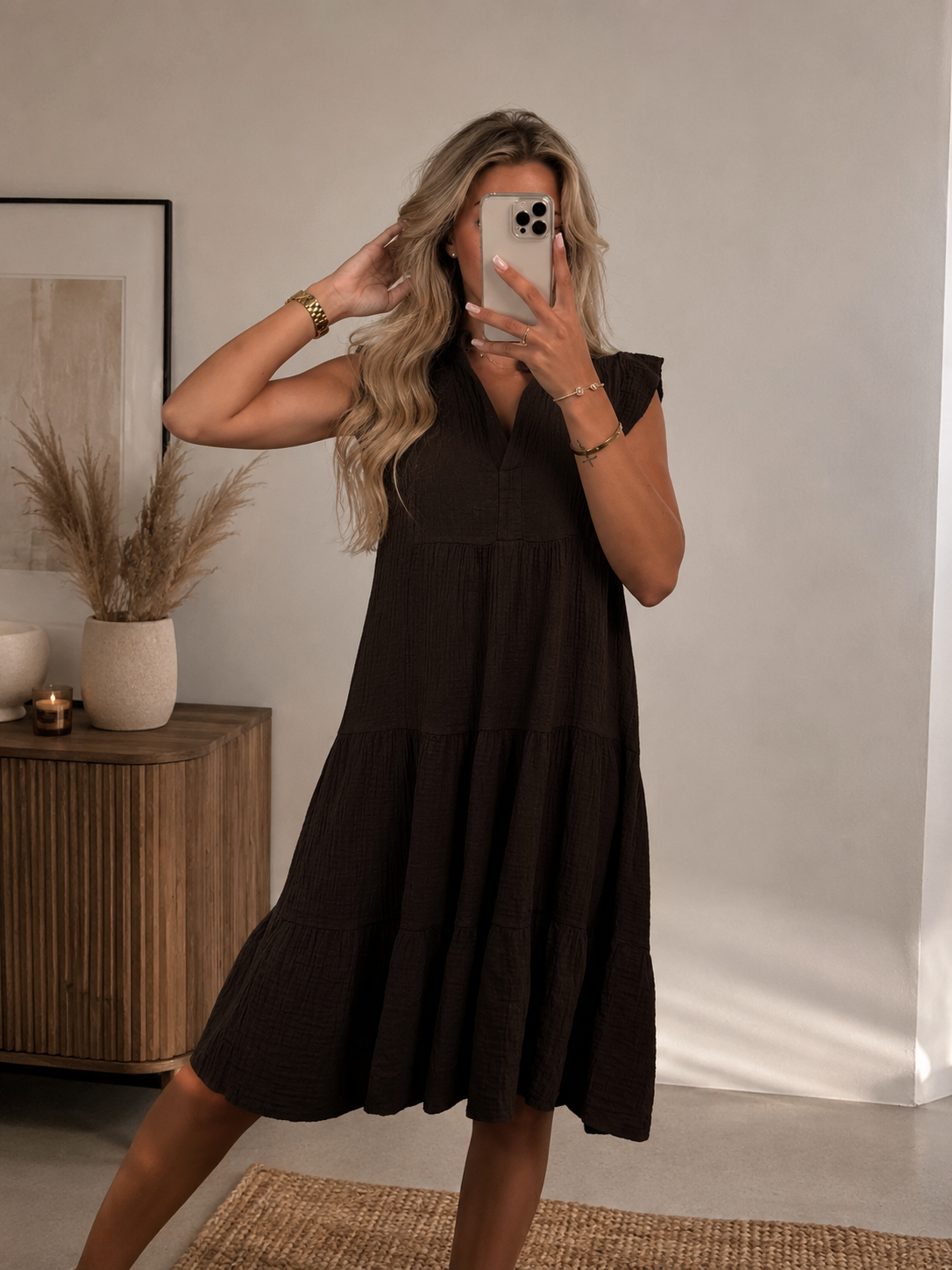 ⊹ SAMMY Kleid Brown ⊹