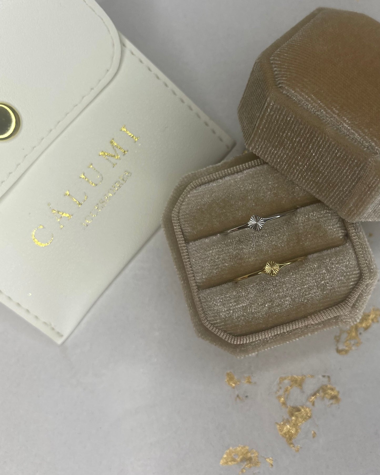 ⊹ YELIZ Ring Gold & Silber ⊹