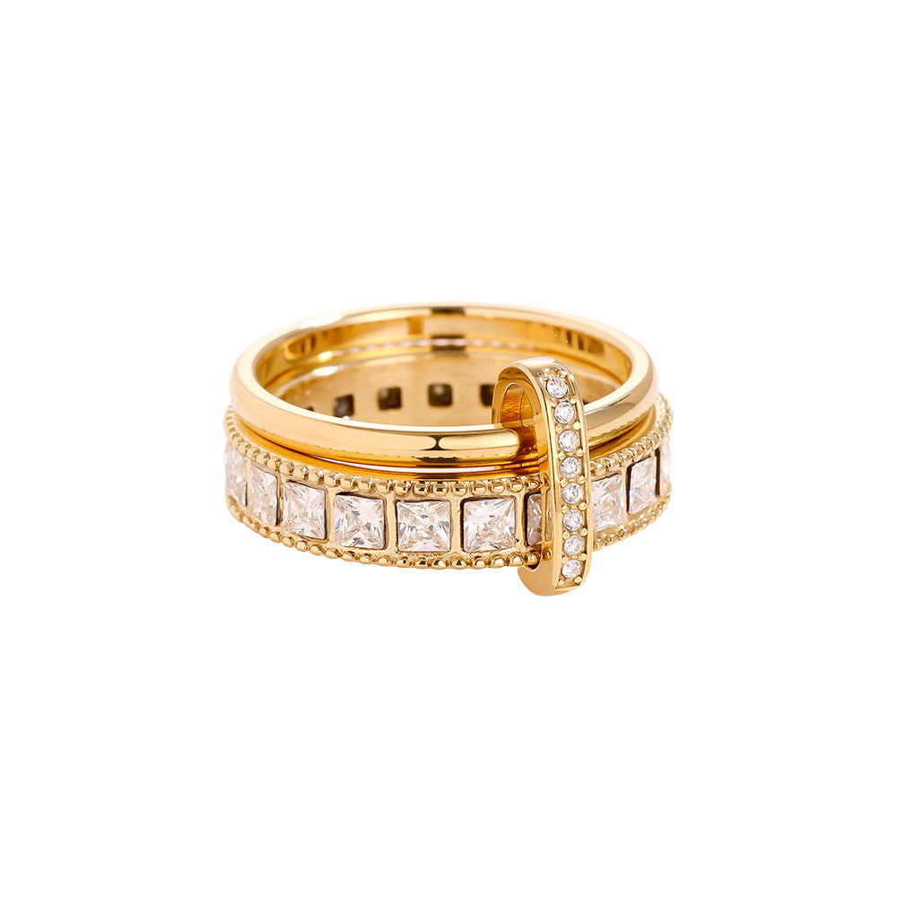 ⊹ DIAMORA Ring Gold ⊹