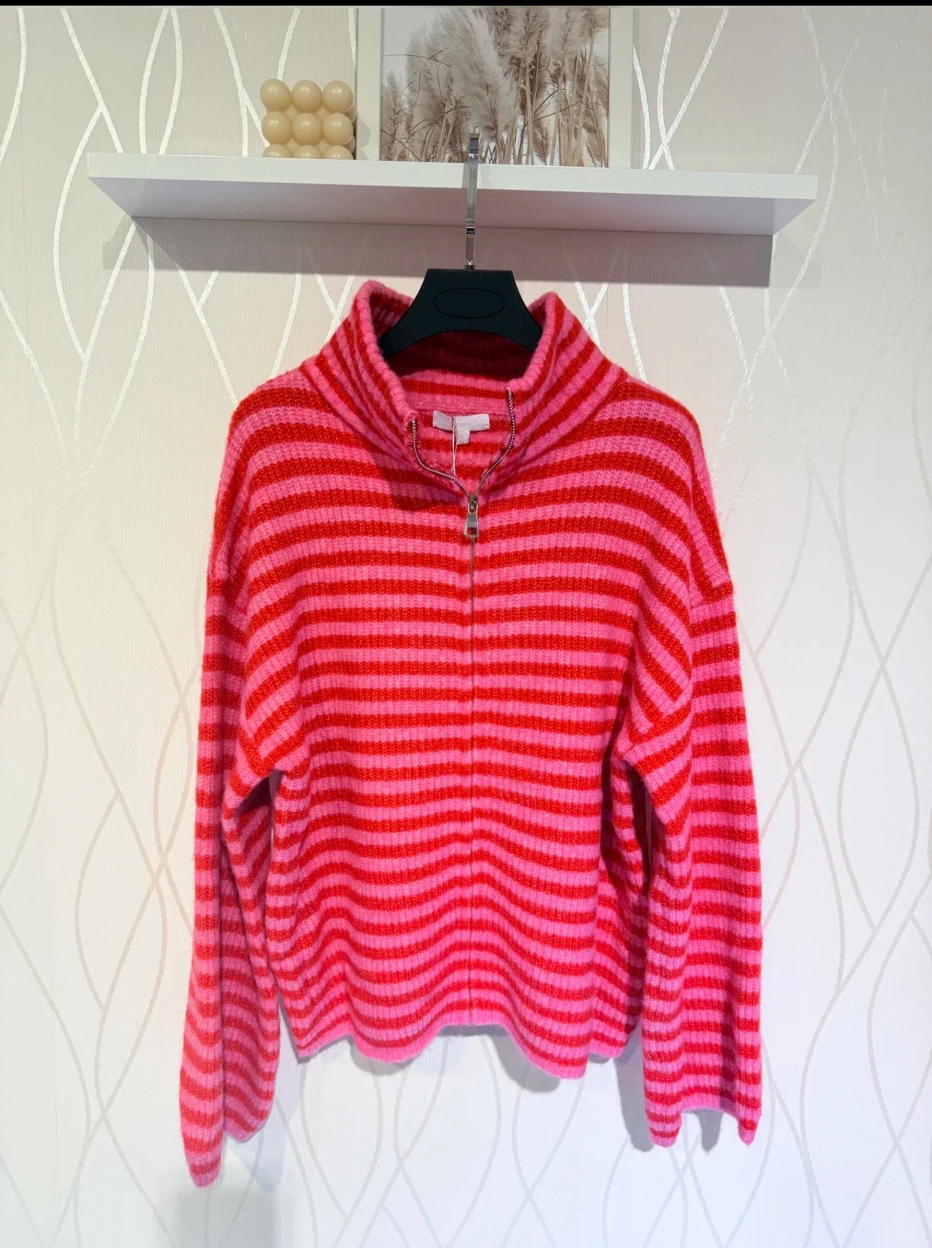 ⊹ MAVA Strickjacke Red/Rose ⊹