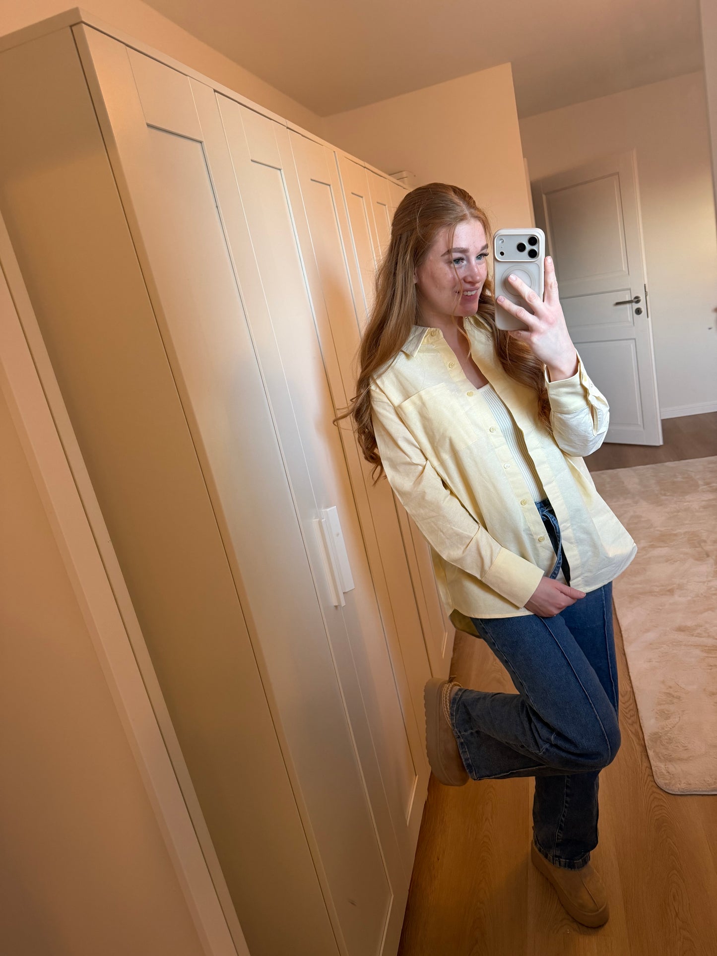 ⊹ OXFORD Bluse Butteryellow ⊹