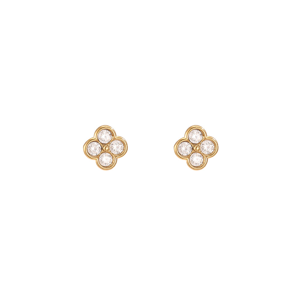 ⊹ FELINA Ohrstecker Gold ⊹