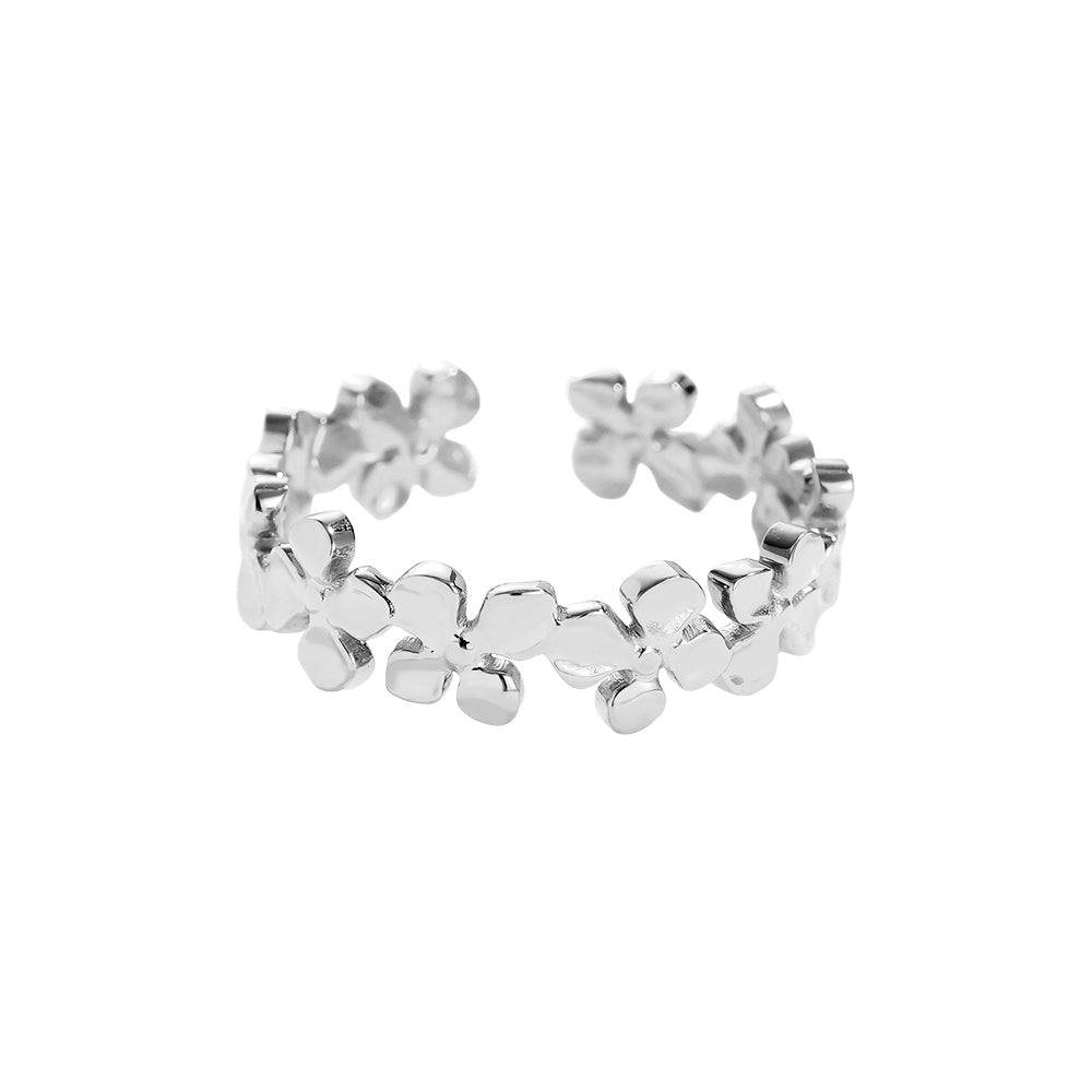 ⊹ FLEUR Ring Silber ⊹