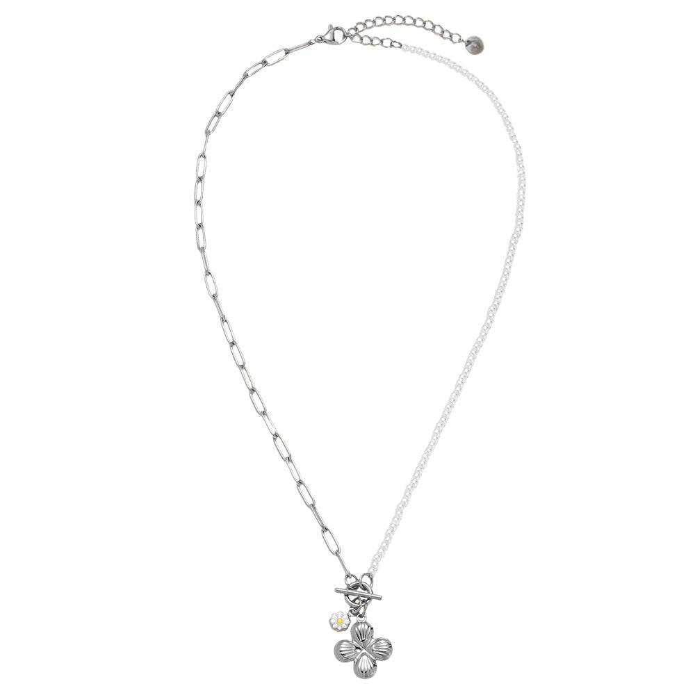 ⊹ BLOSSOM Halskette Silber ⊹