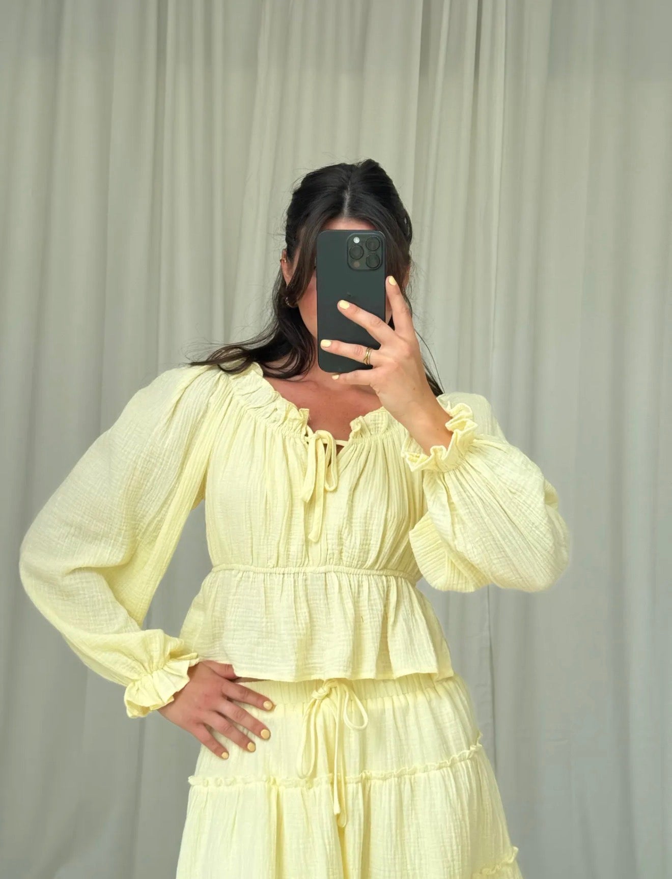 ⊹ CLAUDI Bluse Yellow ⊹
