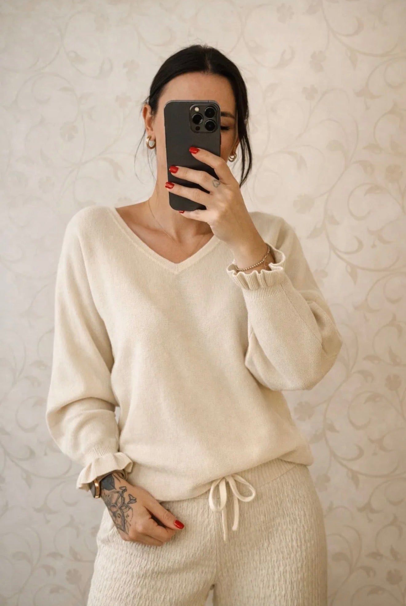 ⊹ MEGGIE Pullover Beige ⊹