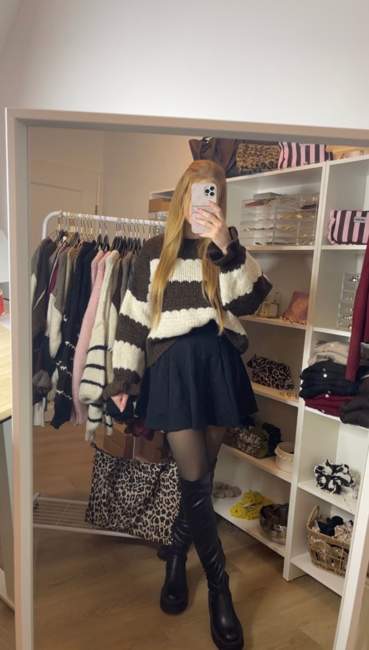 ⊹ MINA Strickpullover Braun ⊹