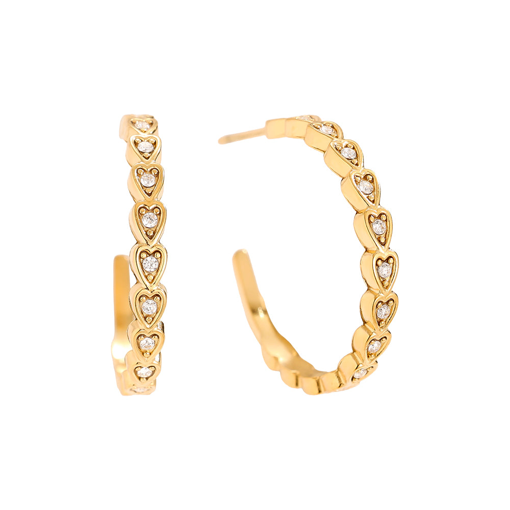 ⊹ LOUISE Creolen Gold ⊹