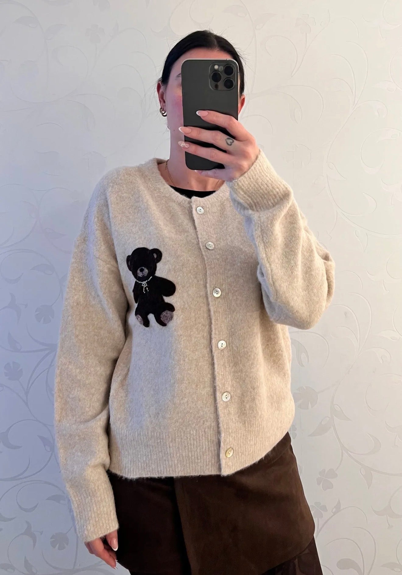 ⊹ BEARLY Strickjacke Brown ⊹