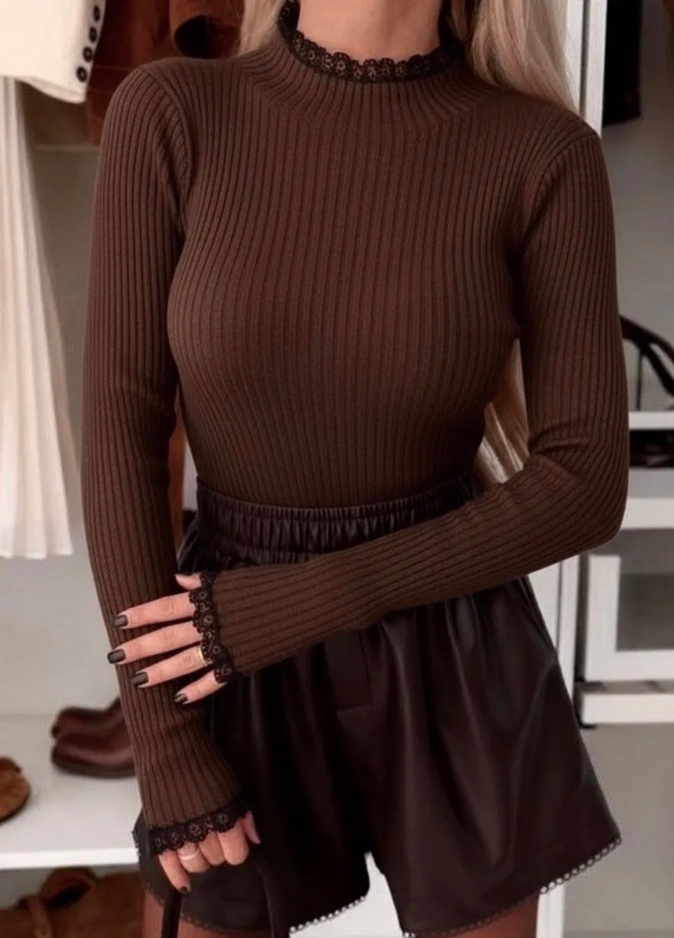 ⊹ BERNA Pullover Brown ⊹