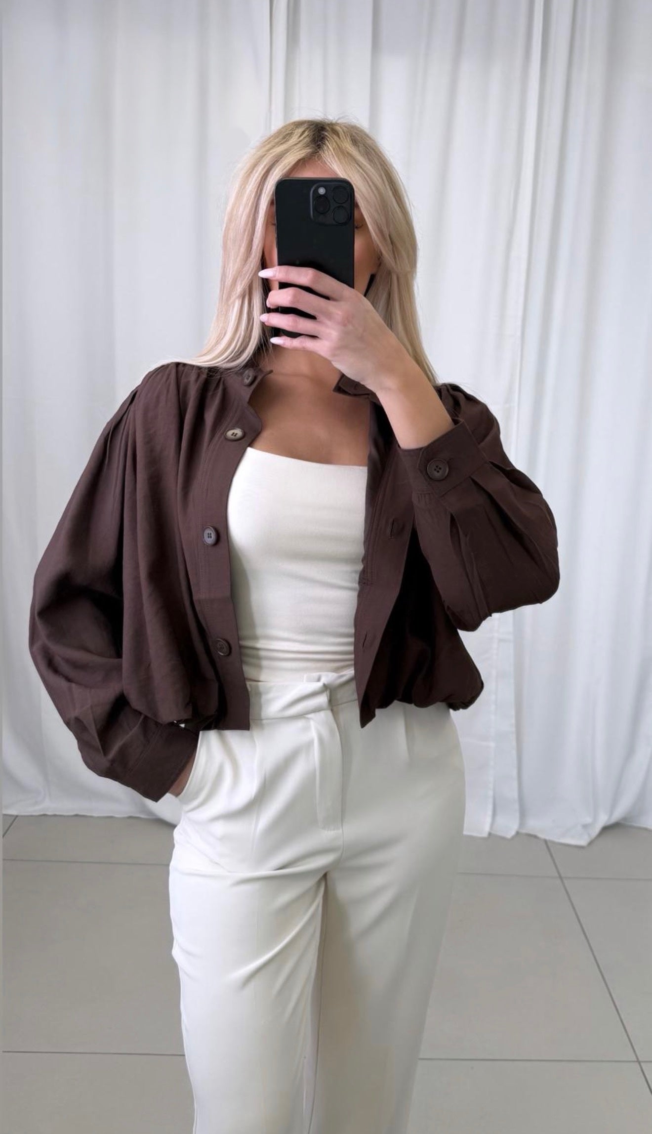 ⊹ ELENA Jacke Brown ⊹