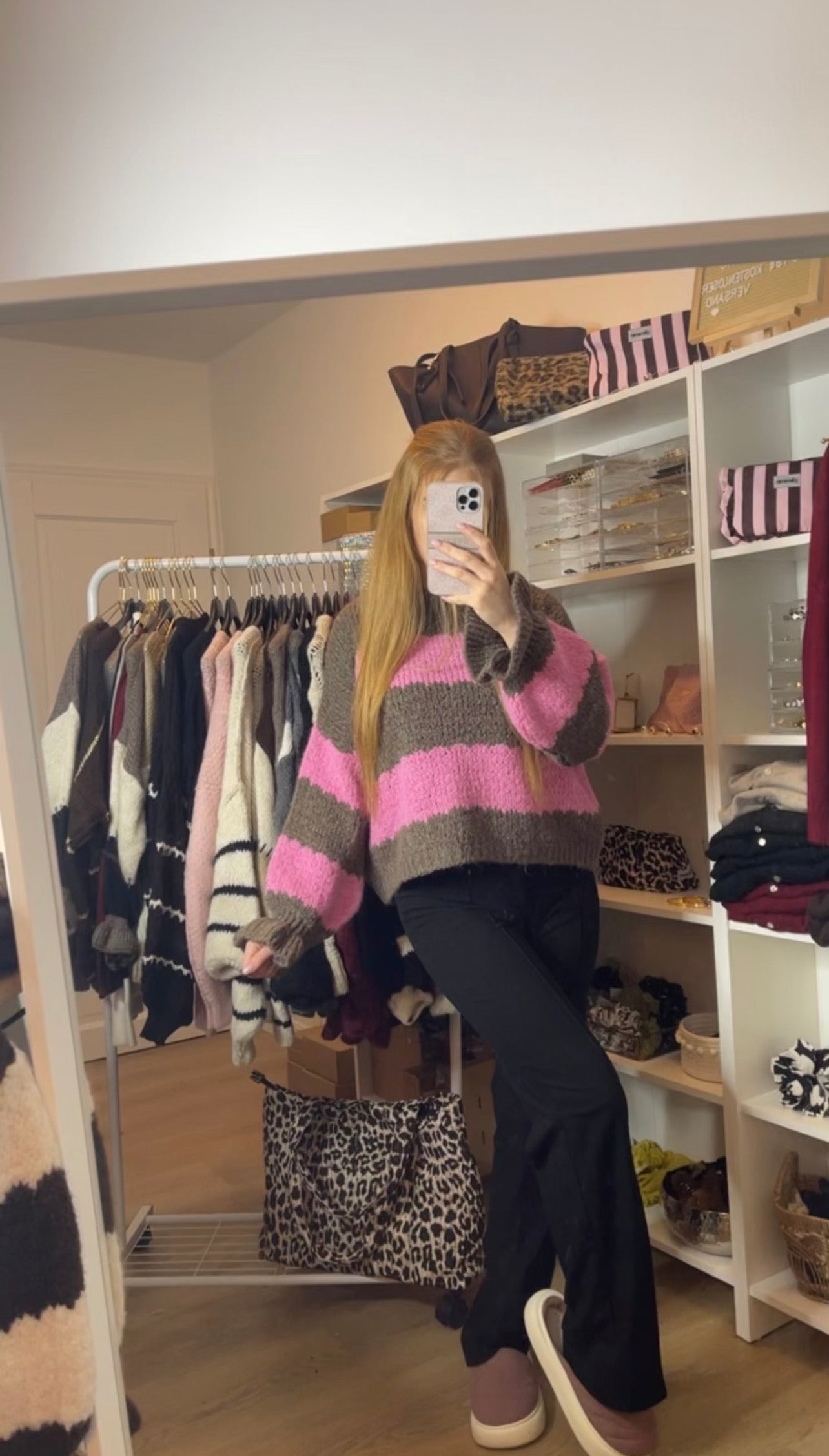 ⊹ MINA Strickpullover Pink ⊹