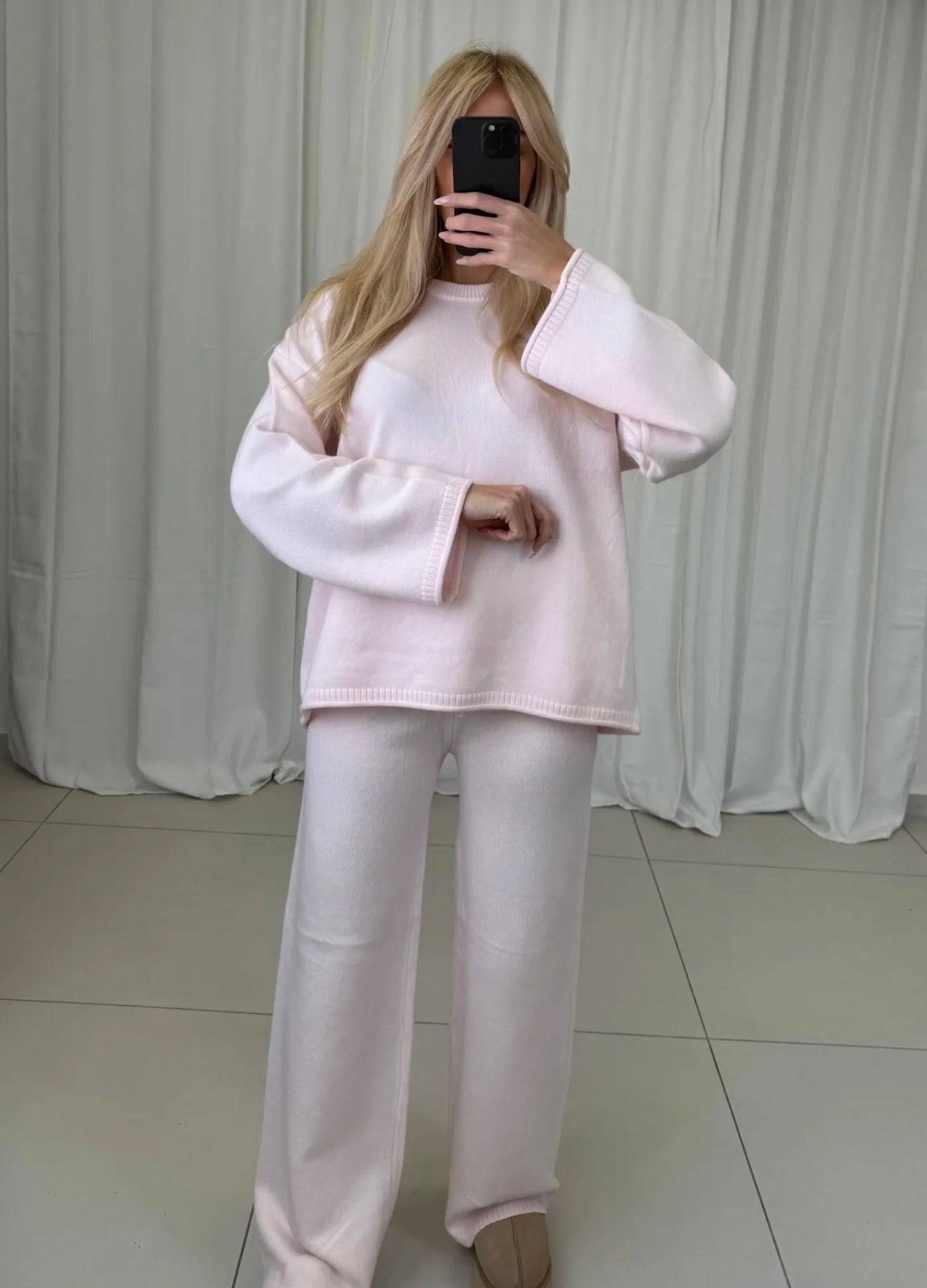 ⊹ COZY Strickhose Rosa ⊹