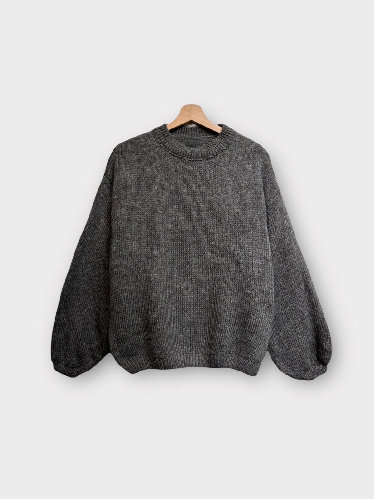 ⊹ Lina Strickpullover Grau ⊹