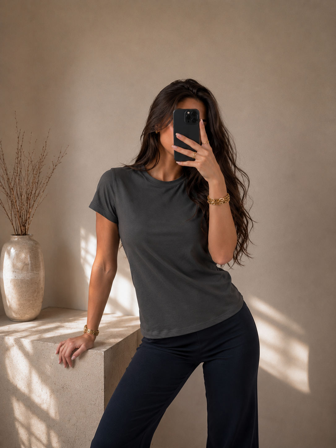 ⊹ KAYA Tshirt Dark Grey ⊹