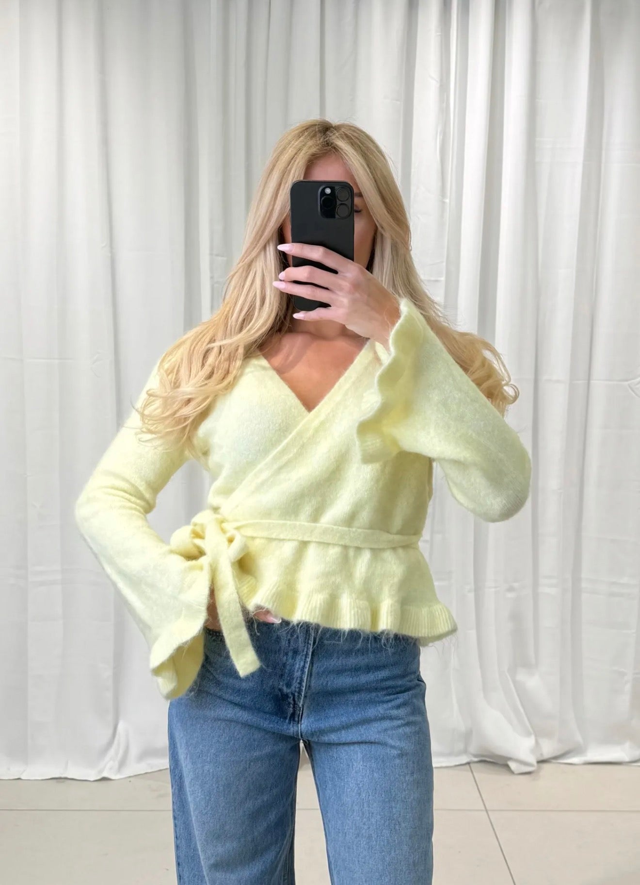 ⊹ WOLKI Strickjacke Yellow ⊹