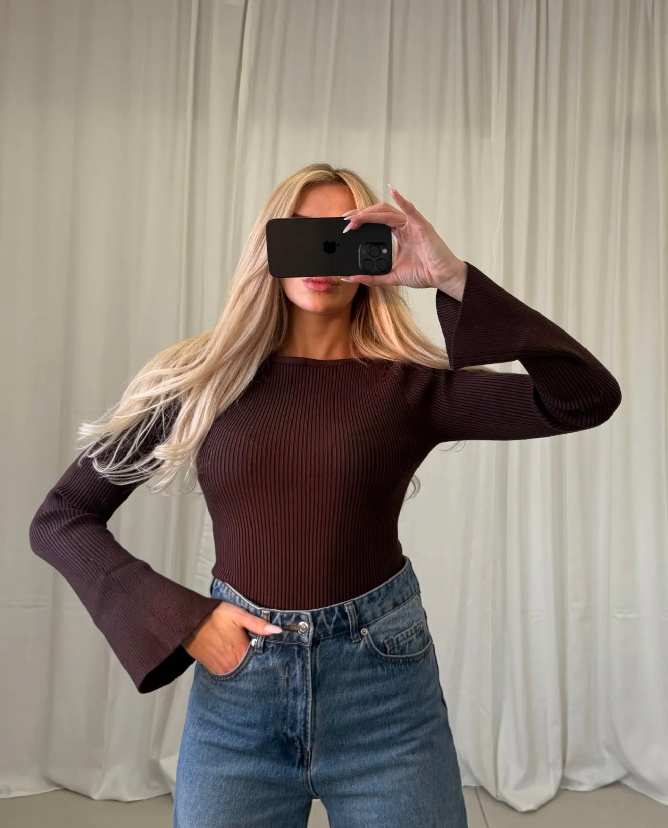 ⊹ WINNIE Longsleeve Brown ⊹