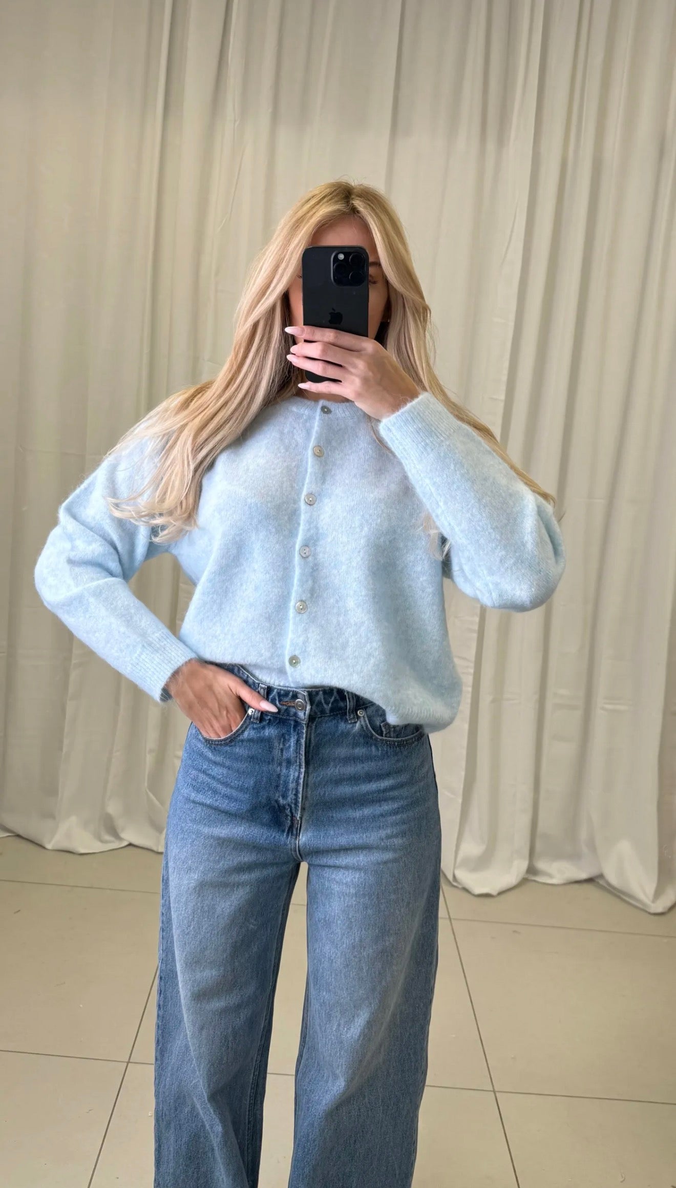 ⊹ FIONA Strickjacke Blue ⊹