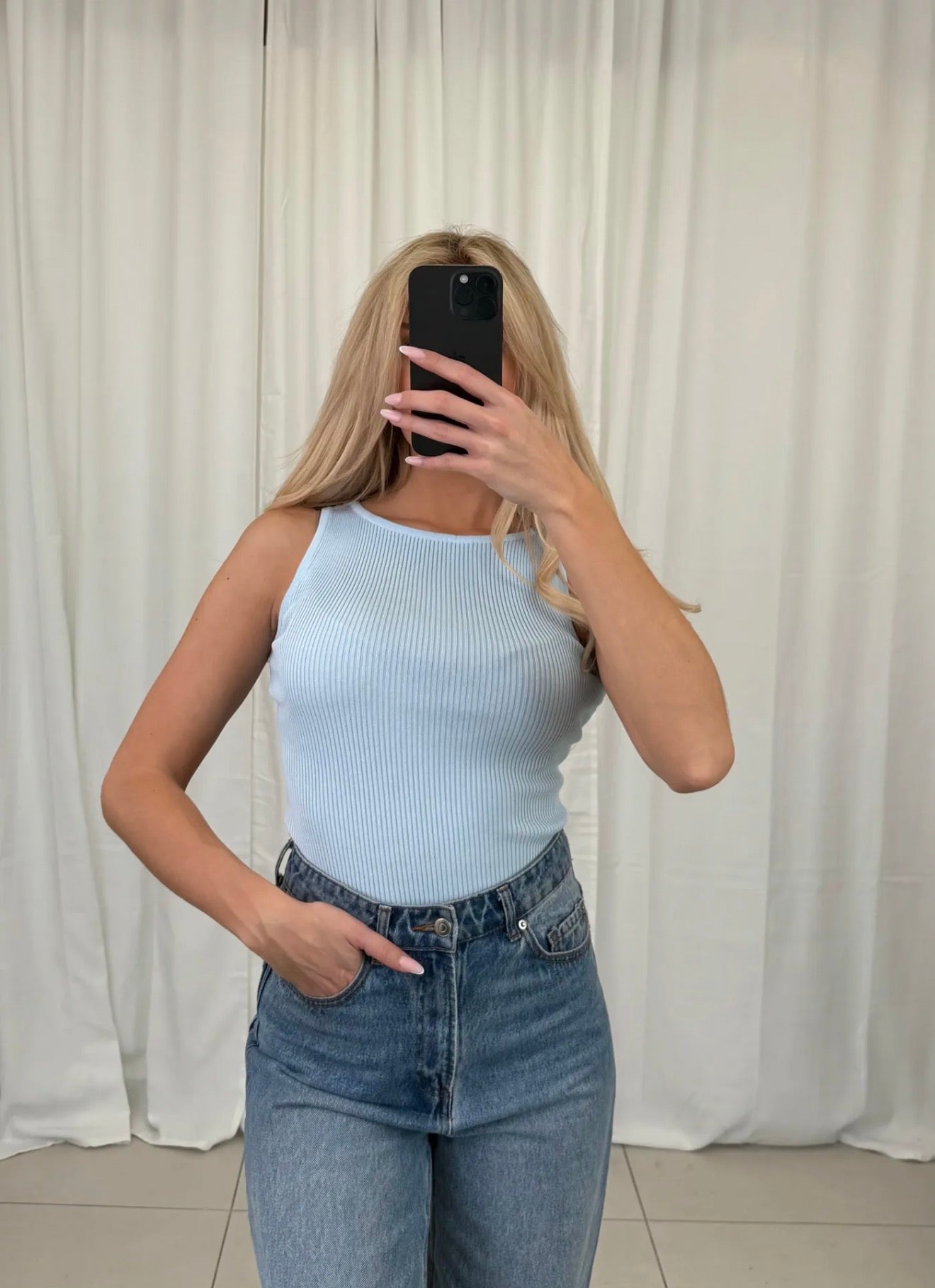 ⊹ LOU Top Blue ⊹