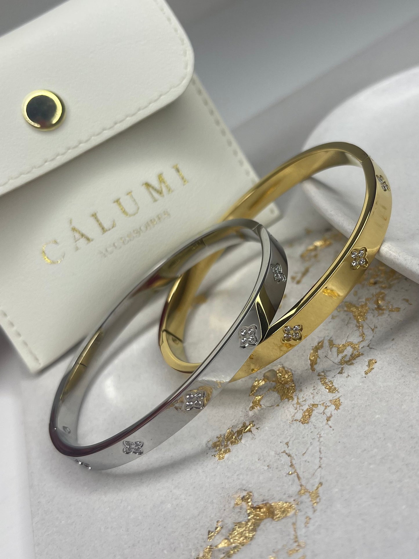 ⊹ SOPHIE Armreif Gold & Silber ⊹