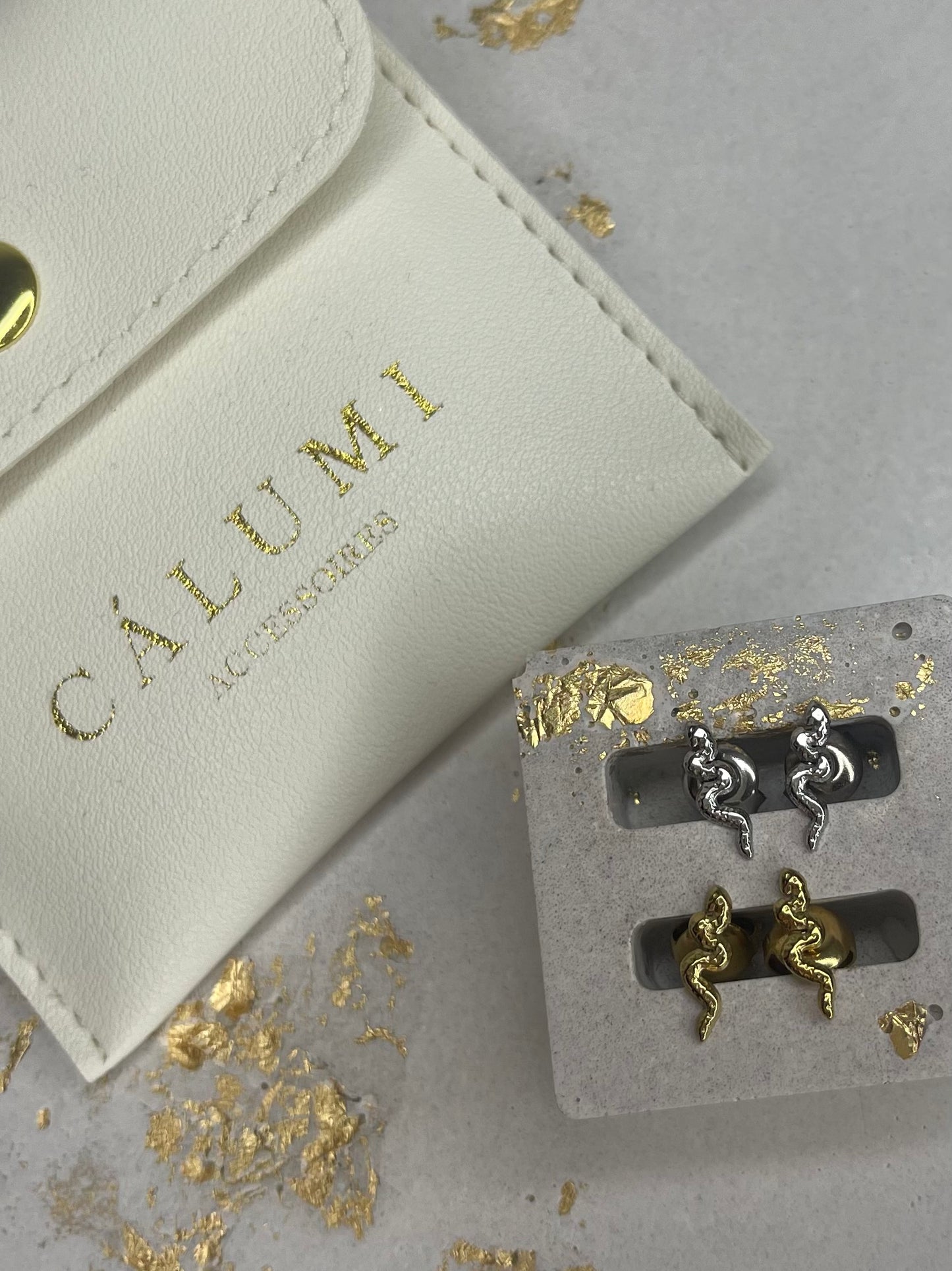 ⊹ SNAKE Ohrringe Gold & Silber ⊹