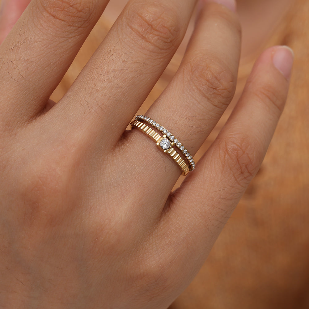 ⊹ TAMMY Ring Gold ⊹