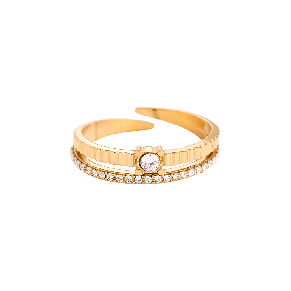 ⊹ TAMMY Ring Gold ⊹