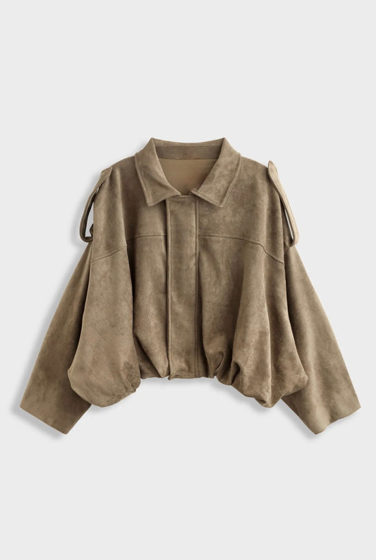 ⊹ VELO Jacke Taupe ⊹