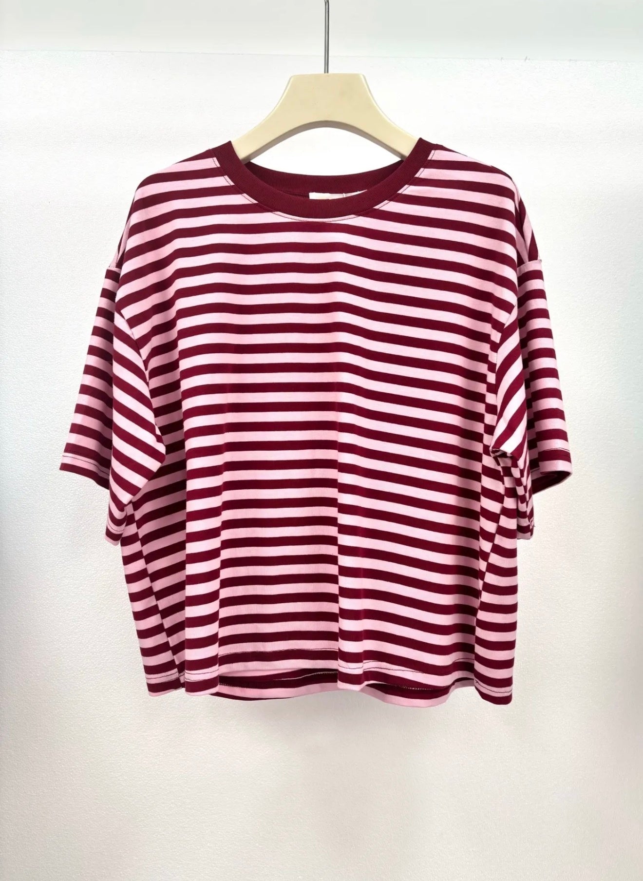 ⊹ FANYA Tshirt Rose/Bordeaux ⊹