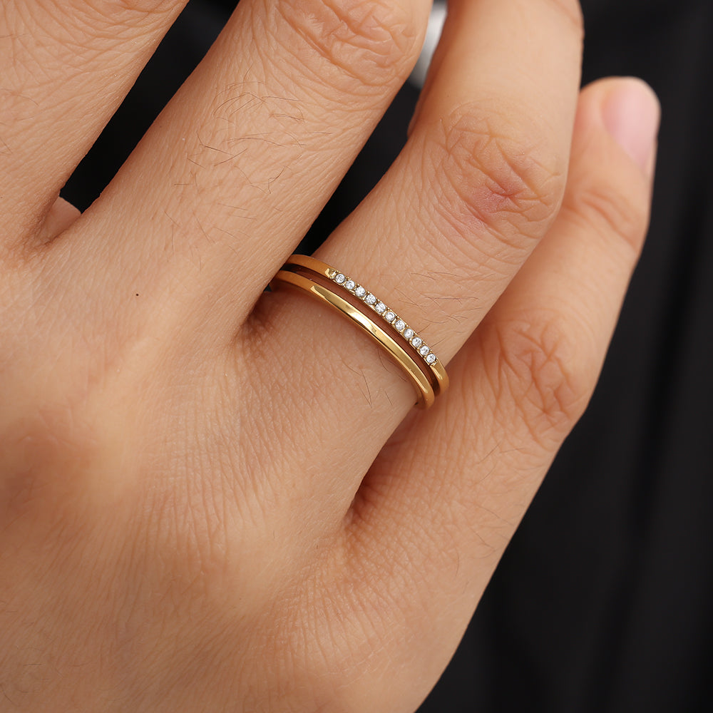 ⊹ PIPER Ring Gold ⊹