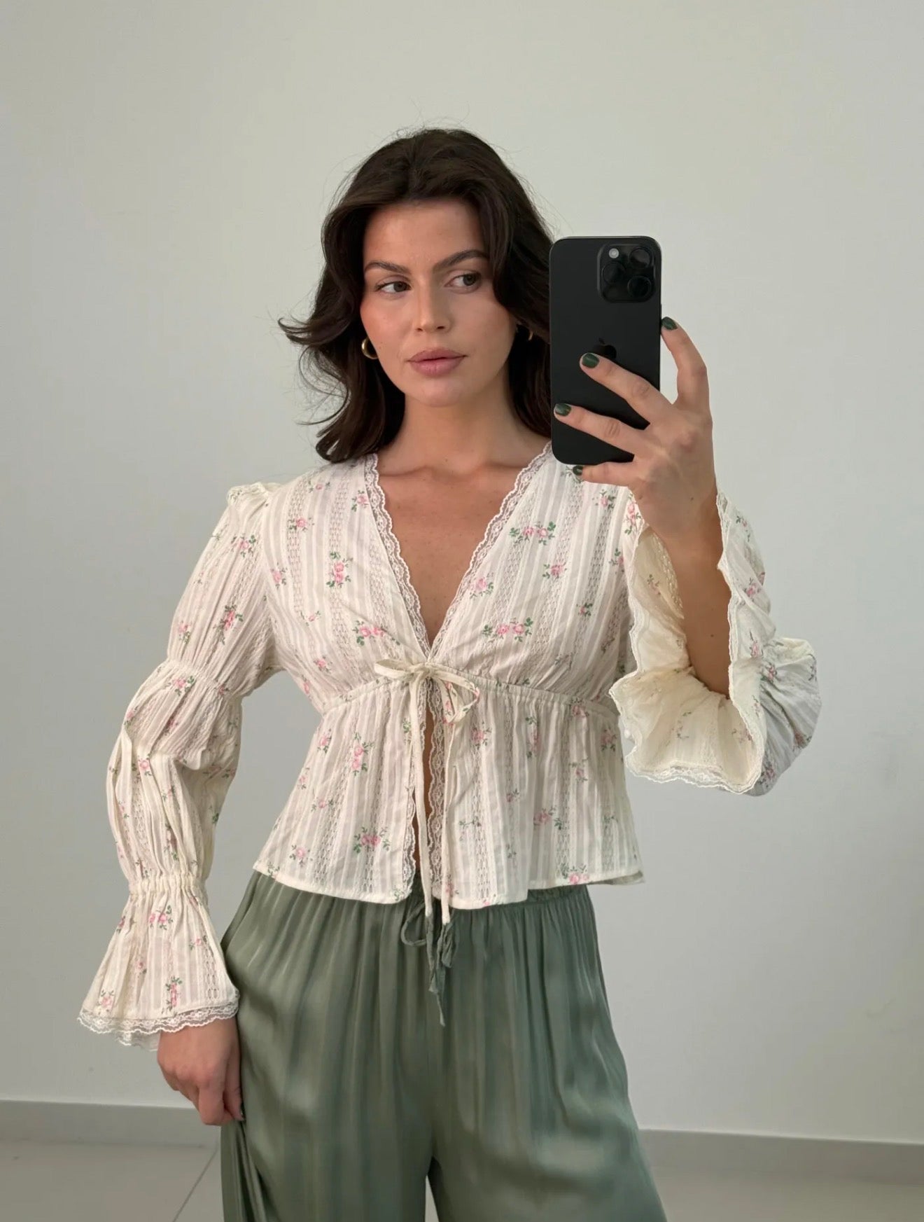 ⊹ ROSI Bluse White  ⊹