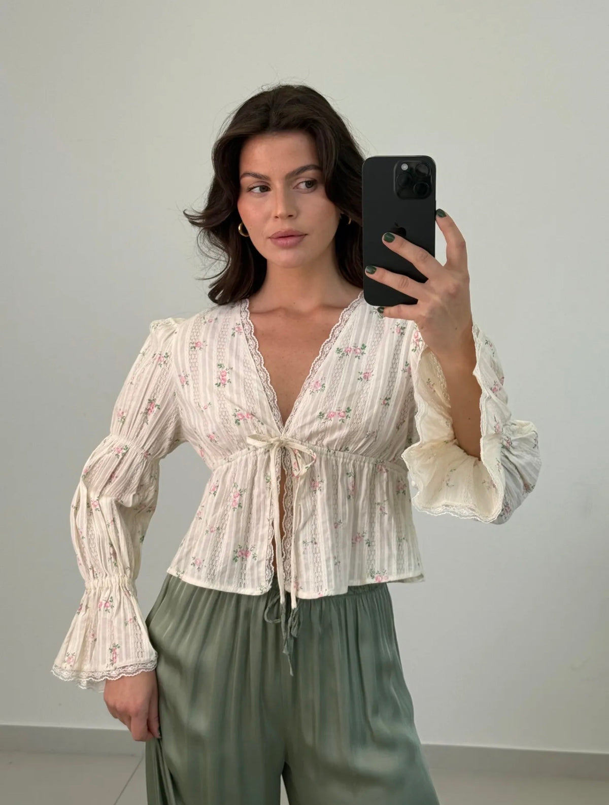 ⊹ ROSI Bluse White  ⊹