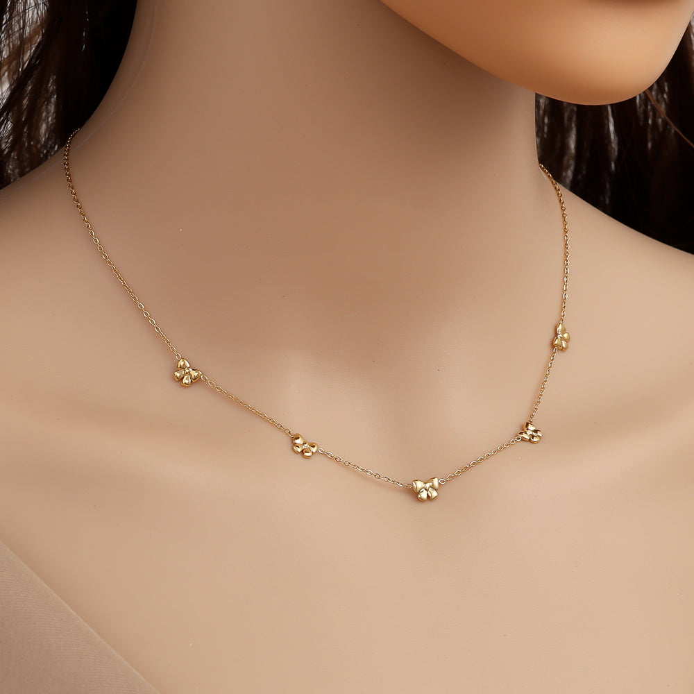⊹ BOWTIE Halskette Gold ⊹
