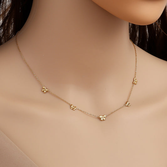 ⊹ BOWTIE Halskette Gold ⊹