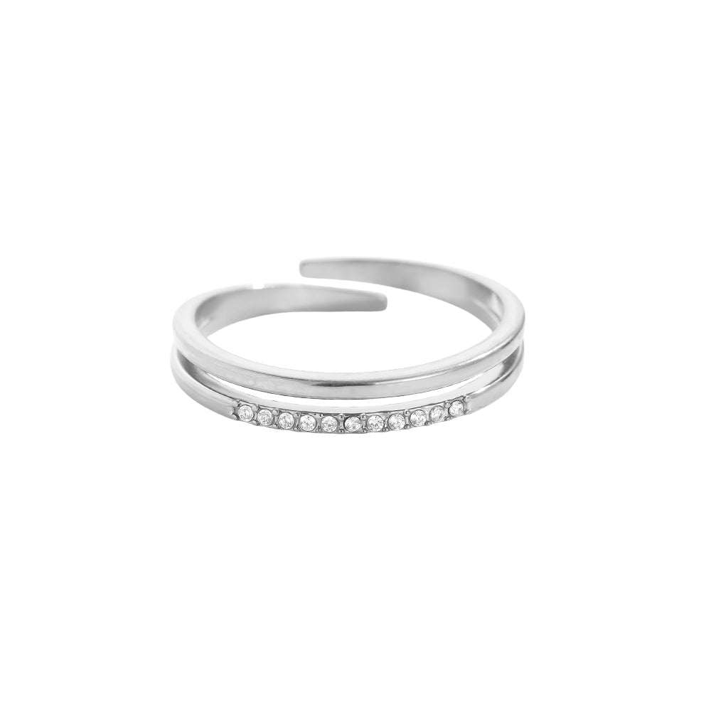 ⊹ PIPER Ring Silber ⊹