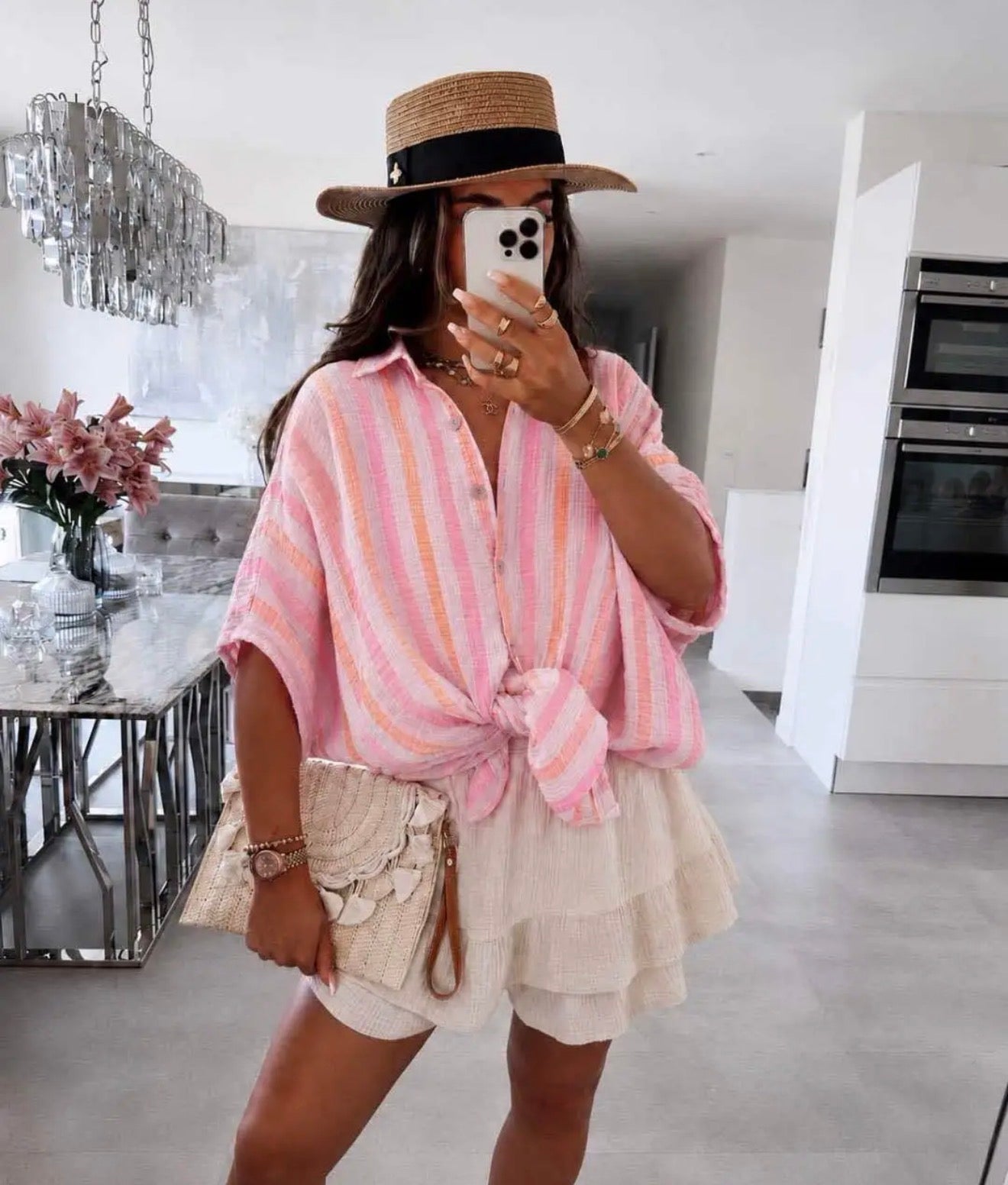 ⊹ CAPRI Bluse Summer Rose ⊹