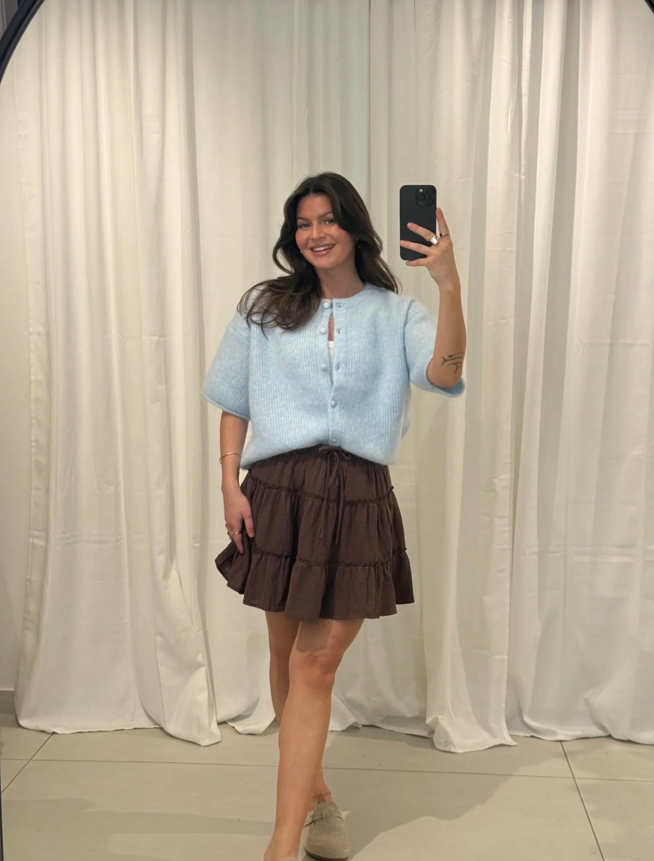 ⊹ AMALIA Rock Short Brown ⊹