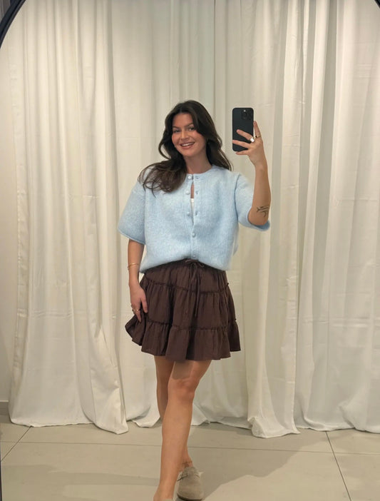 ⊹ AMALIA Rock Short Brown ⊹